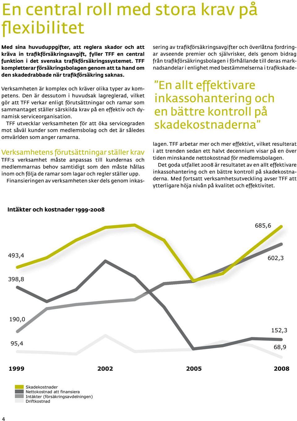 Den är dessutom i huvudsak lagreglerad, vilket gör att TFF verkar enligt förutsättningar och ramar som sammantaget ställer särskilda krav på en effektiv och dynamisk serviceorganisation.