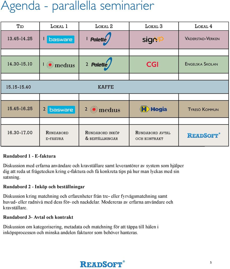 dig att reda ut frågetecken kring e-faktura och få konkreta tips på hur man lyckas med sin satsning.