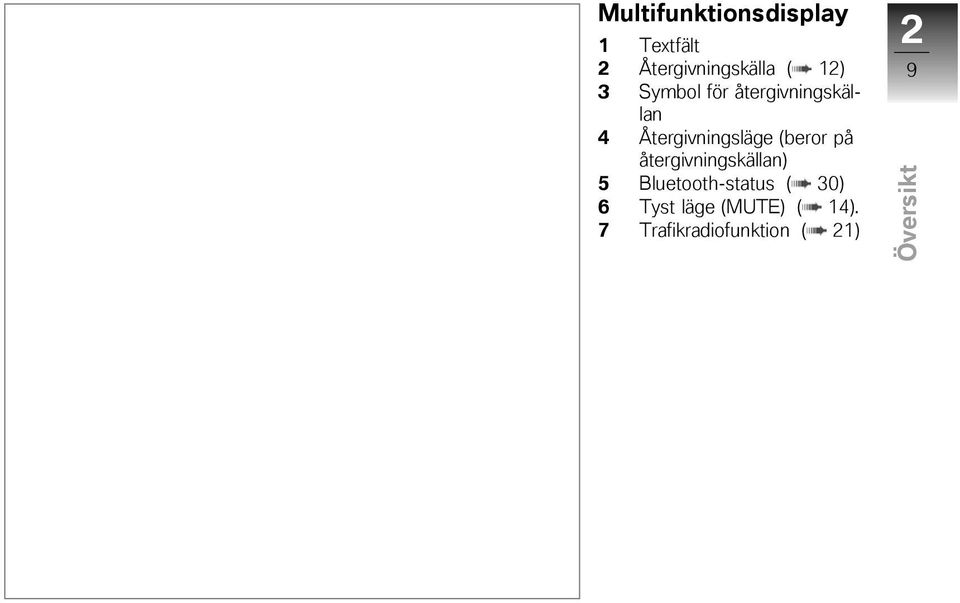 Återgivningsläge (beror på återgivningskällan) 5