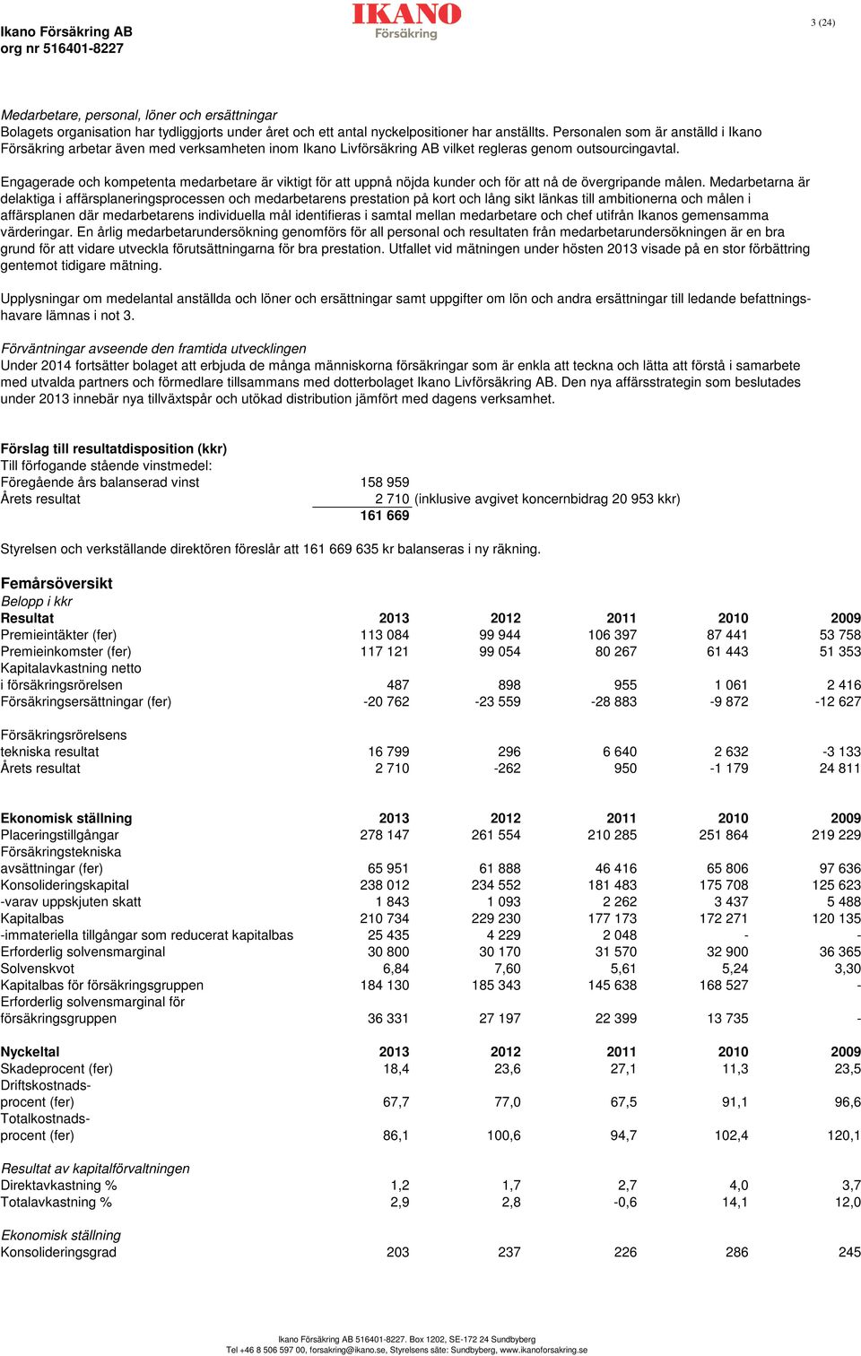 Engagerade och kompetenta medarbetare är viktigt för att uppnå nöjda kunder och för att nå de övergripande målen.