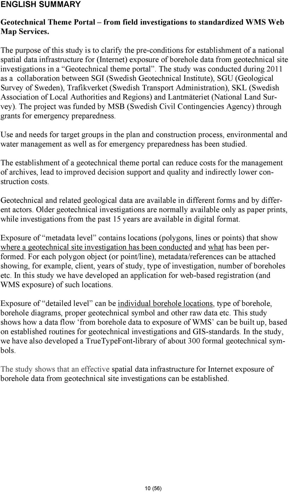 in a Geotechnical theme portal.