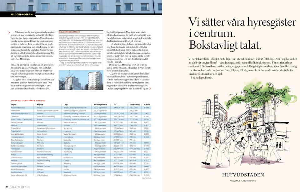 Vanligtvis kan de inte få ut tillräckligt stora hyreshöjningar för att investeringen ska kunna anses vara lönsam, säger Åsa Henninge.