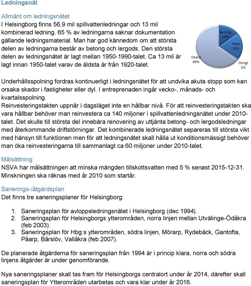 Ca 13 mil är lagt innan 1950-talet varav de äldsta är från 1920-talet.