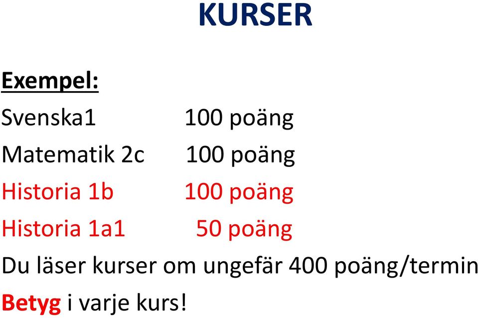 poäng Historia 1a1 50 poäng Du läser