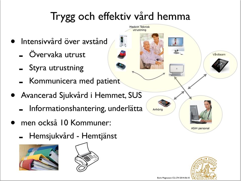 patient Vårdteam Avancerad Sjukvård i Hemmet, SUS -