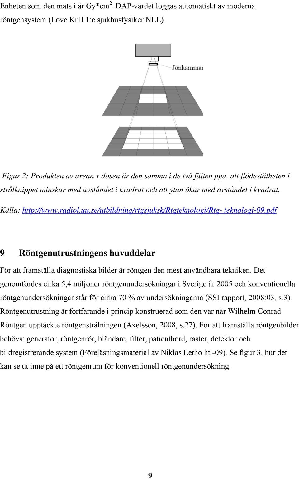 pdf 9 Röntgenutrustningens huvuddelar För att framställa diagnostiska bilder är röntgen den mest användbara tekniken.