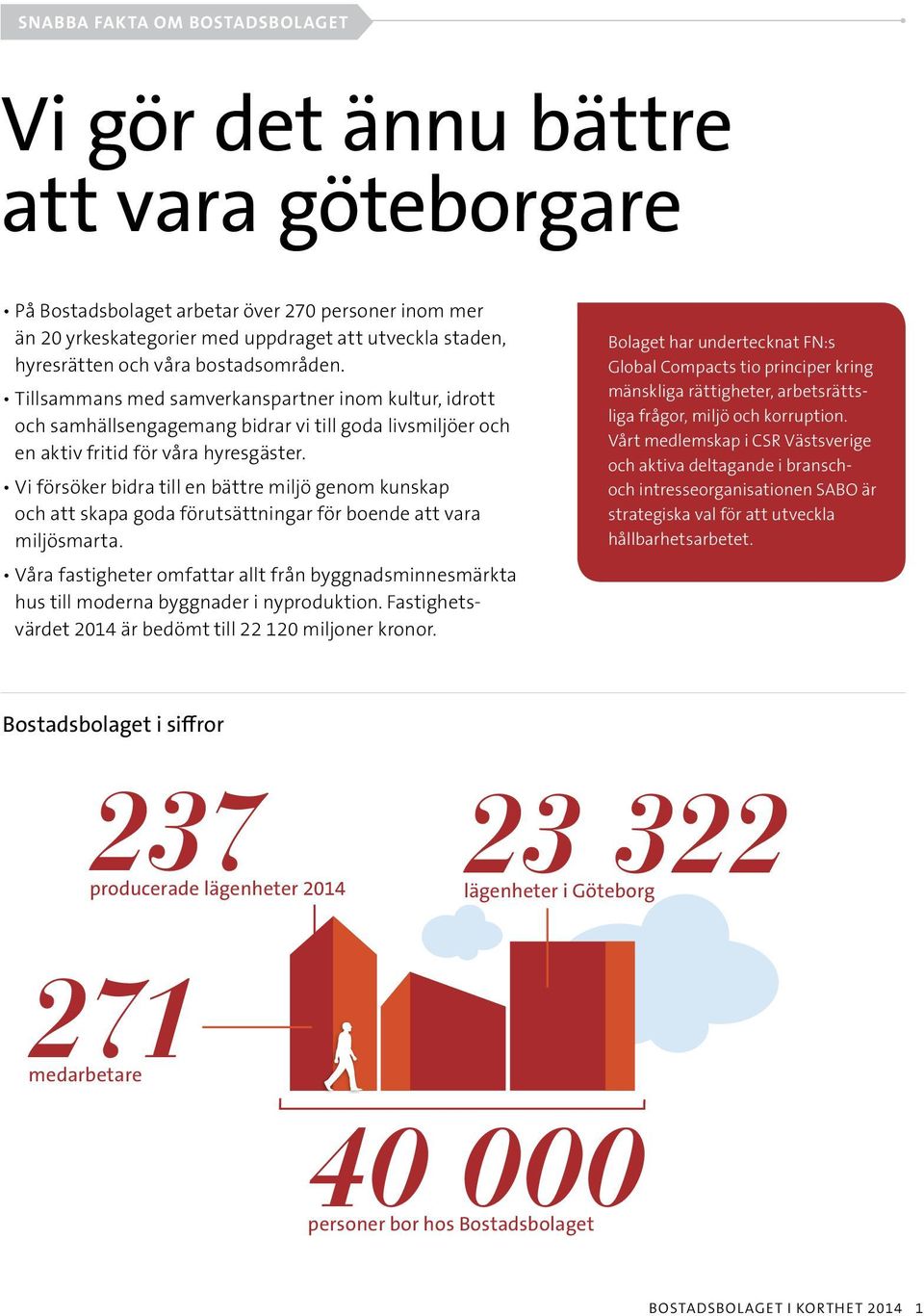 Vi försöker bidra till en bättre miljö genom kunskap och att skapa goda förutsättningar för boende att vara miljösmarta.