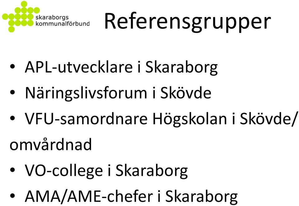 VFU-samordnare Högskolan i Skövde/