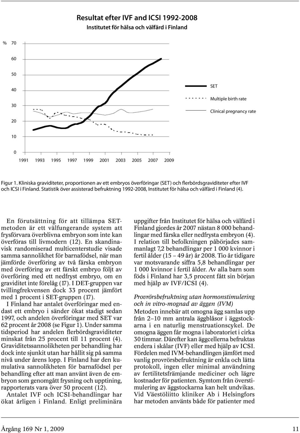 Statistik över assisterad befruktning 1992-2008, Institutet för hälsa och välfärd i Finland (4).