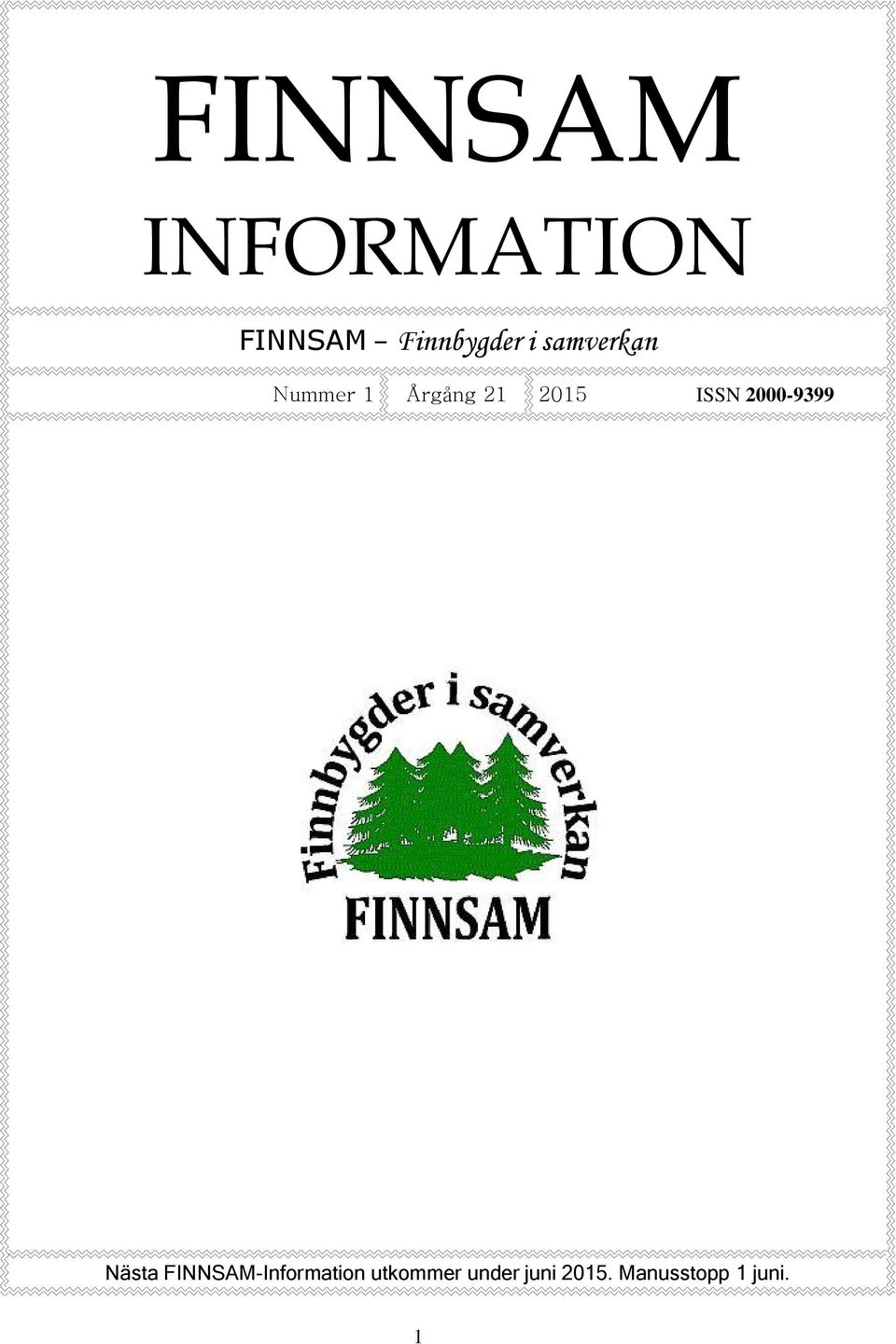 2000-9399 Nästa FINNSAM-Information