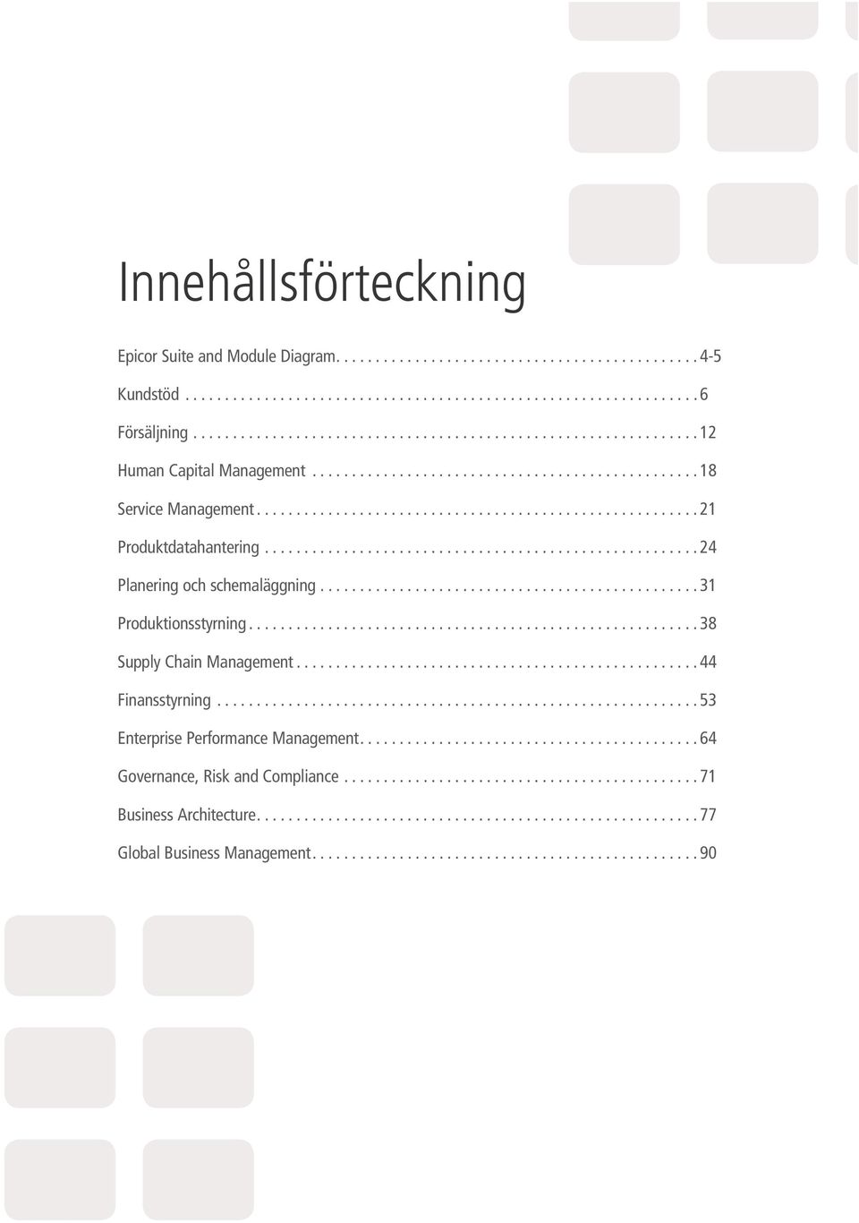 .. 24 Planering och schemaläggning... 31 Produktionsstyrning... 38 Supply Chain Management.