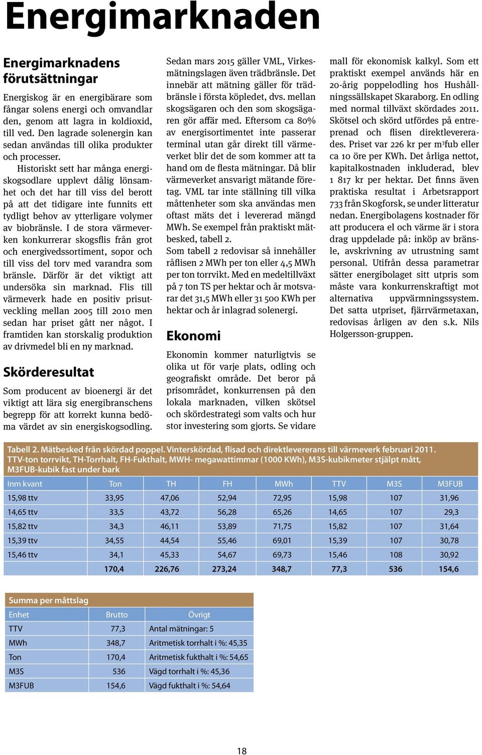 Historiskt sett har många energiskogsodlare upplevt dålig lönsamhet och det har till viss del berott på att det tidigare inte funnits ett tydligt behov av ytterligare volymer av biobränsle.