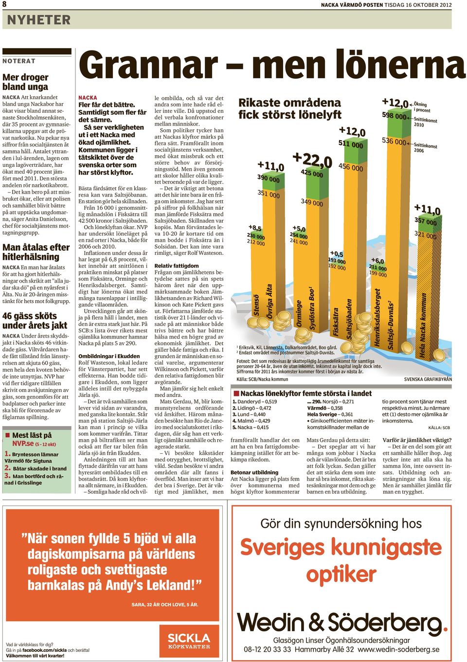 Antalet yttranden i lul-ärenden, lagen om unga lagöverträdare, har ökat med 40 procent jämfört med 2011. Den största andelen rör narkotikabrott.