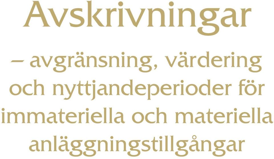 nyttjandeperioder för