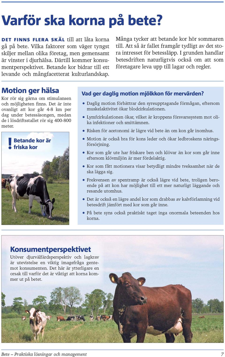 Att så är fallet framgår tydligt av det stora intresset för betessläpp. I grunden handlar betesdriften naturligtvis också om att som företagare leva upp till lagar och regler.