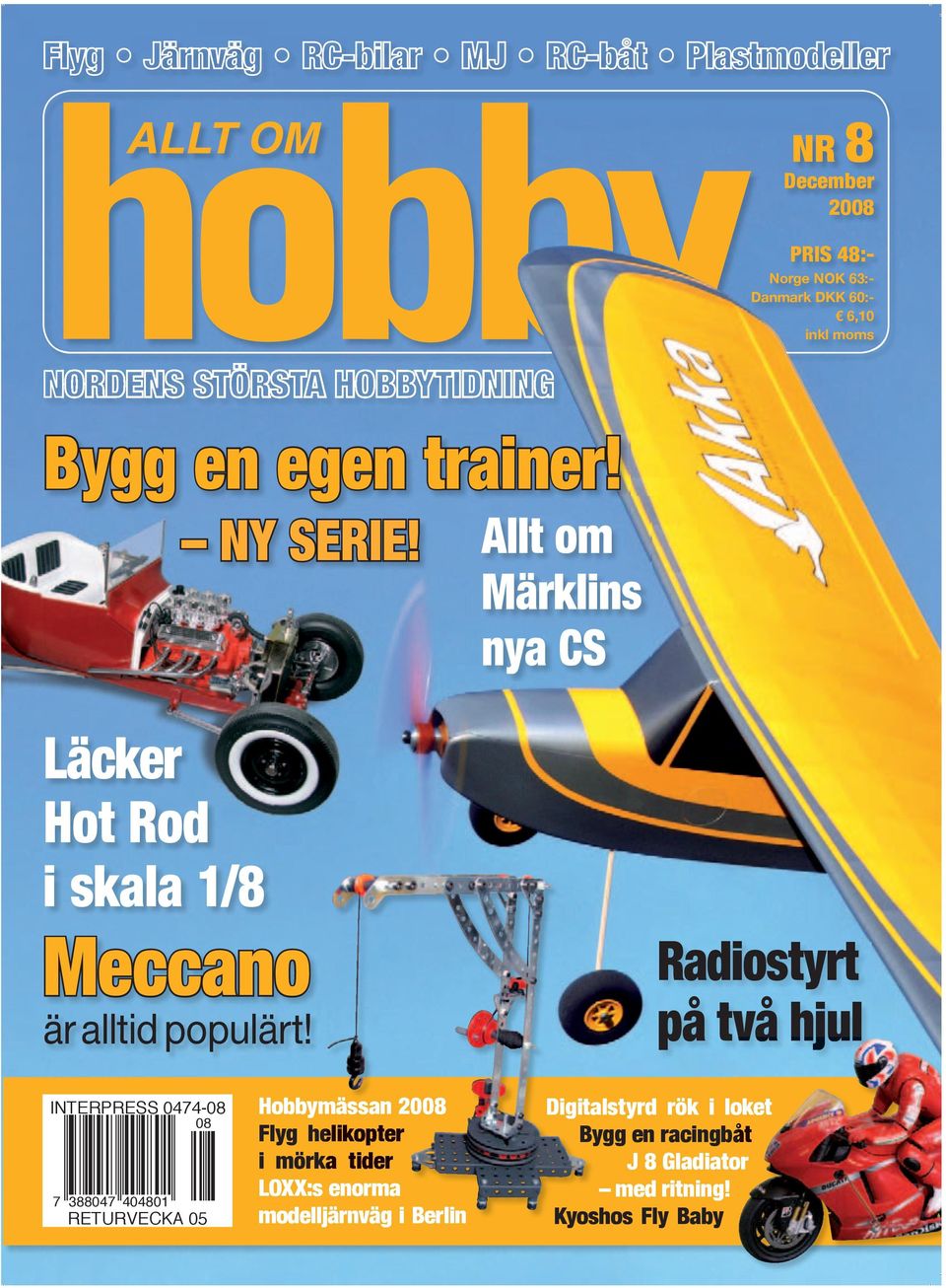 Allt om Märklins nya CS Läcker Hot Rod i skala 1/8 Meccano är alltid populärt!