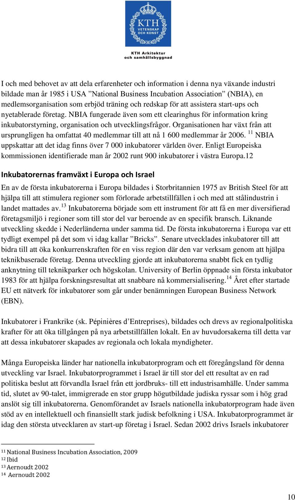 Organisationen har växt från att ursprungligen ha omfattat 40 medlemmar till att nå 1 600 medlemmar år 2006. 11 NBIA uppskattar att det idag finns över 7 000 inkubatorer världen över.