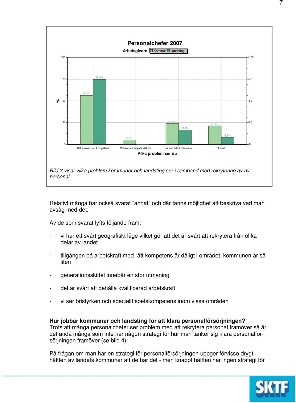 Relativt många har också svarat annat och där fanns möjlighet att beskriva vad man avsåg med det.