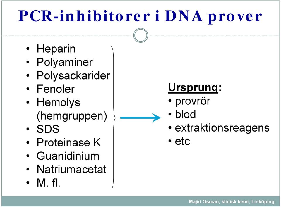 (hemgruppen) SDS Proteinase K Guanidinium