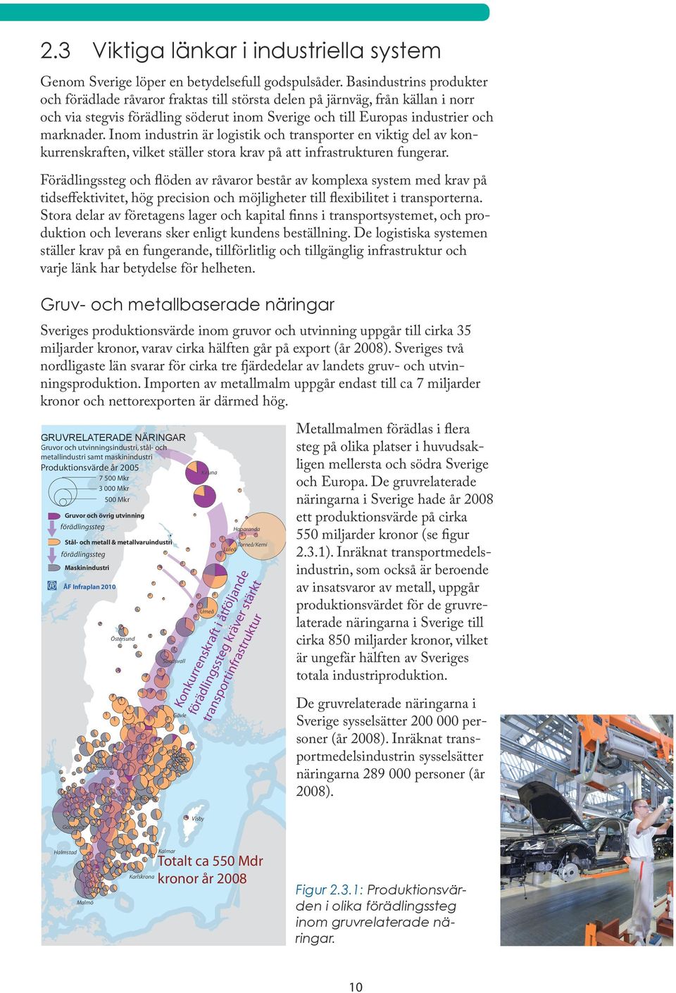 Inom industrin är logistik och transporter en viktig del av konkurrenskraften, vilket ställer stora krav på att infrastrukturen fungerar.