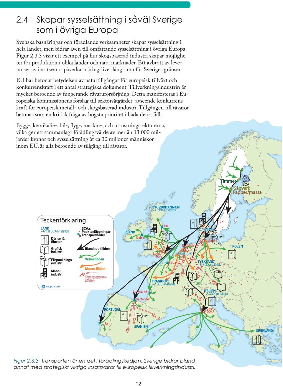 Ett avbrott av leveranser av insatsvaror påverkar näringslivet långt utanför Sveriges gränser.