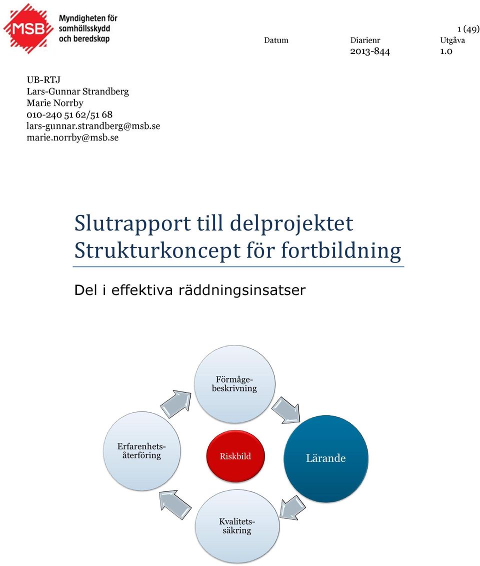 strandberg@msb.se marie.norrby@msb.