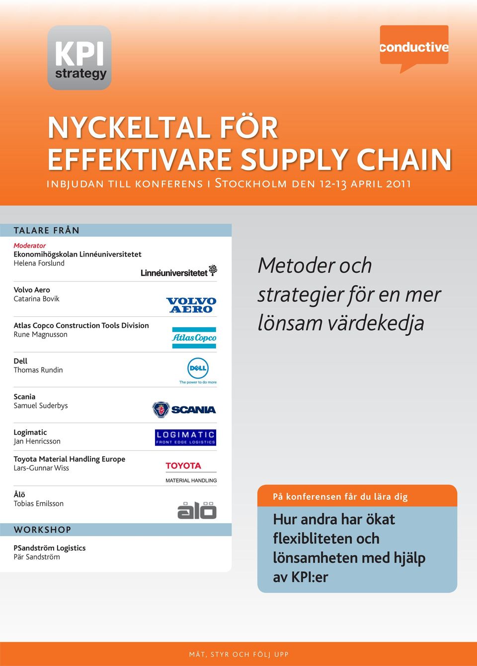 värdekedja Dell Thomas Rundin Scania Samuel Suderbys Logimatic Jan Henricsson Toyota Material Handling Europe Lars-Gunnar Wiss Ålö Tobias