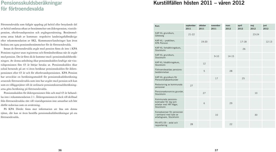 Kommunen/landstinget kan även besluta om egna pensionsbestämmelser för de förtroendevalda.