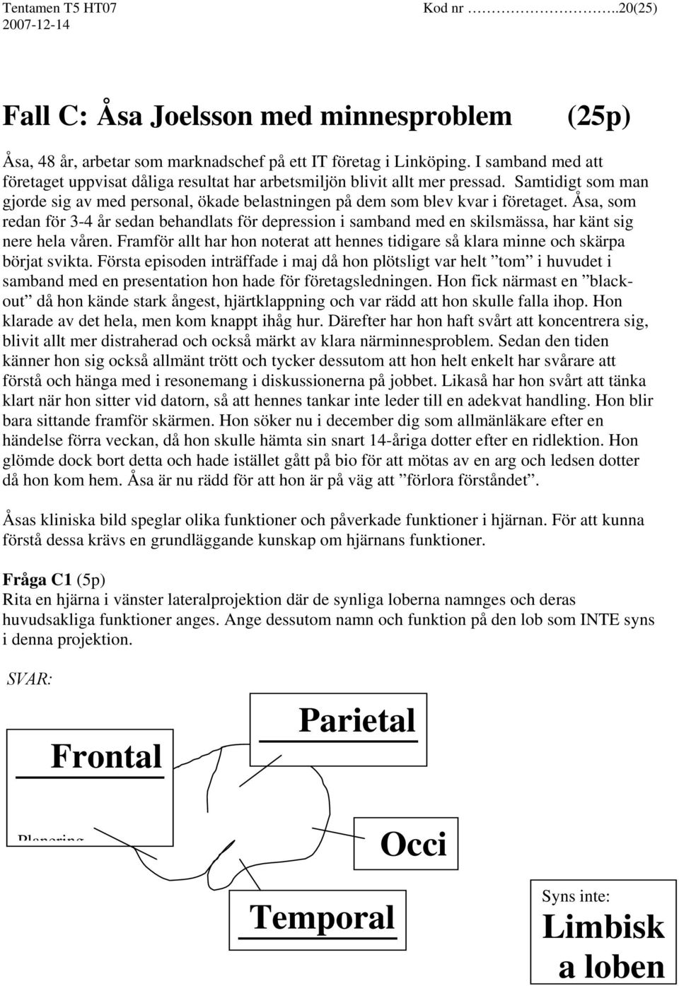 Åsa, som redan för 3-4 år sedan behandlats för depression i samband med en skilsmässa, har känt sig nere hela våren.