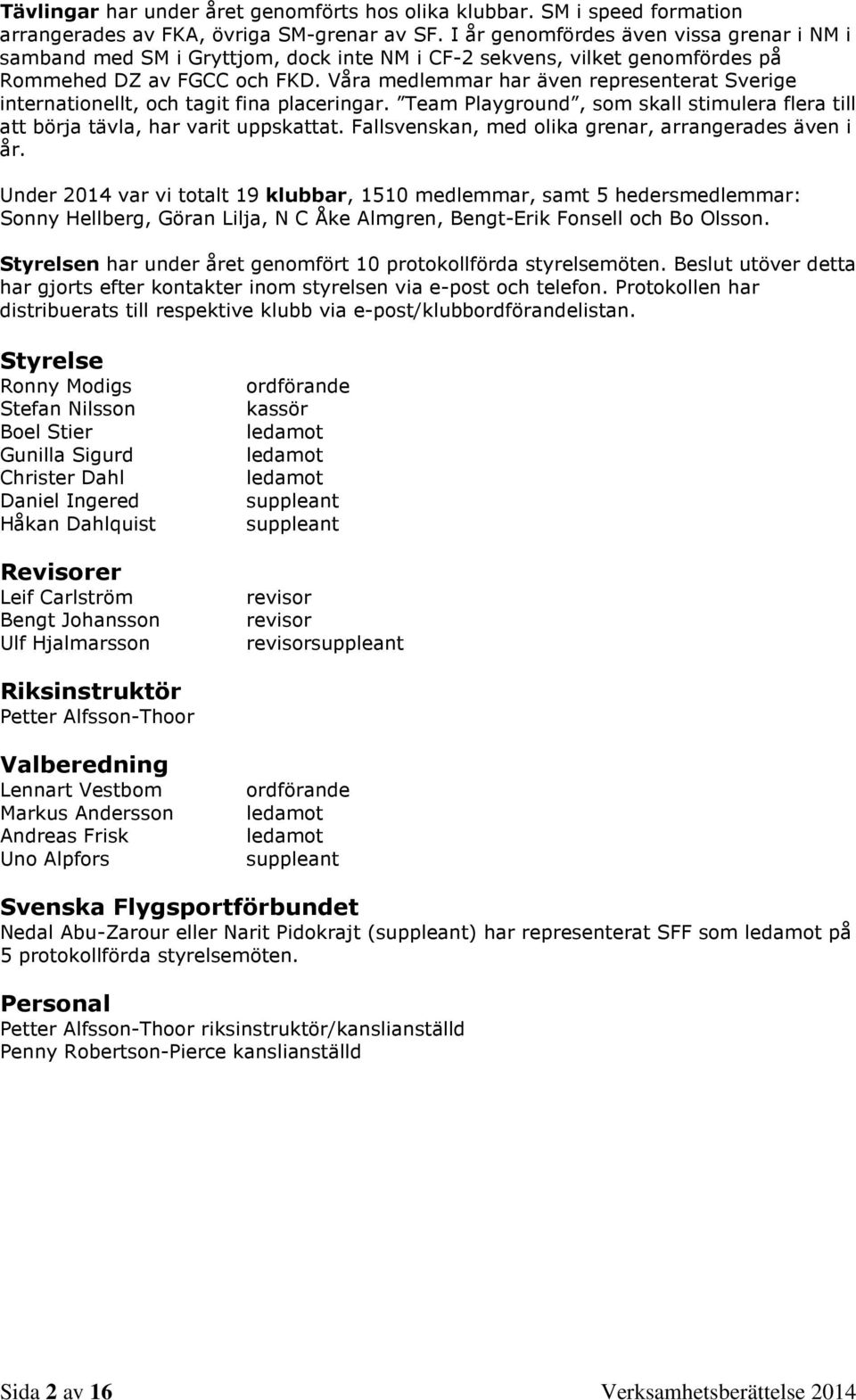 Våra medlemmar har även representerat Sverige internationellt, och tagit fina placeringar. Team Playground, som skall stimulera flera till att börja tävla, har varit uppskattat.