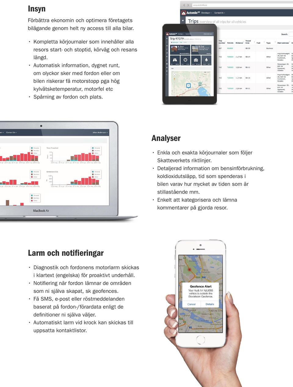 Analyser Enkla och exakta körjournaler som följer Skatteverkets riktlinjer.