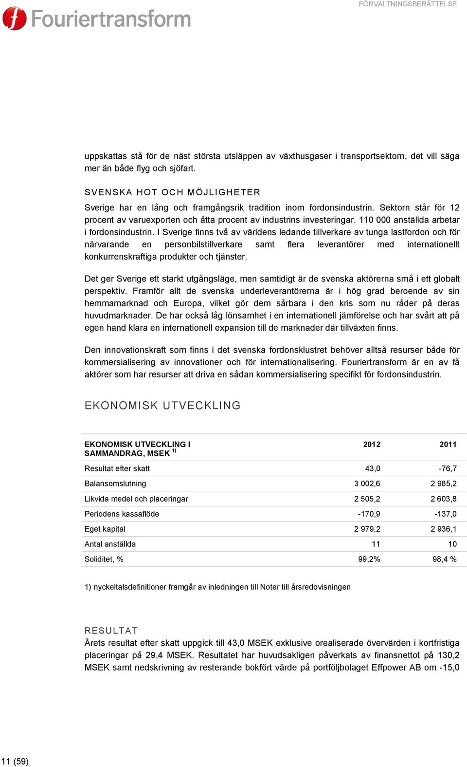 110 000 anställda arbetar i fordonsindustrin.