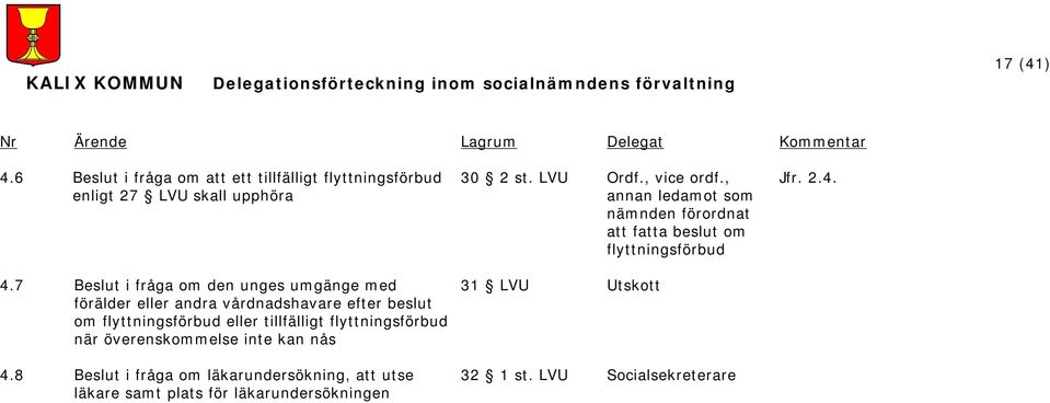 flyttningsförbud när överenskommelse inte kan nås 4.