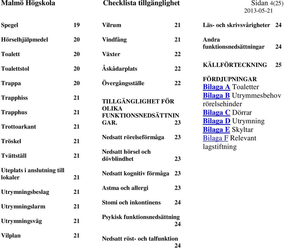 FUNKTIONSNEDSÄTTNIN GAR.