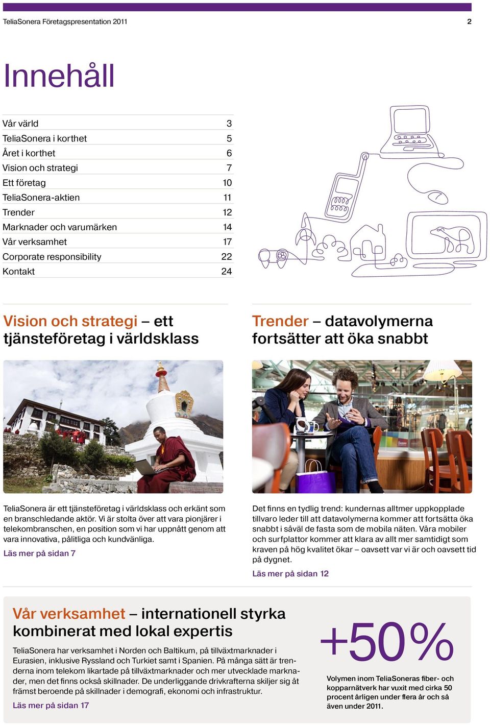 världsklass och erkänt som en branschledande aktör. Vi är stolta över att vara pionjärer i telekombranschen, en position som vi har uppnått genom att vara innovativa, pålitliga och kundvänliga.