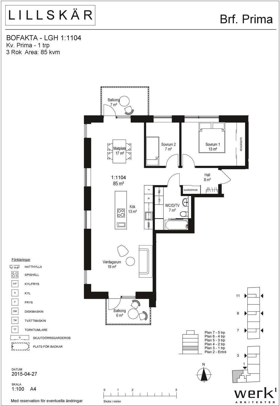 m² 5 m² / örklaringar HAHYLLA m² ök/vardagsrum 24 m² :0 50 m² / YL/RYS YL