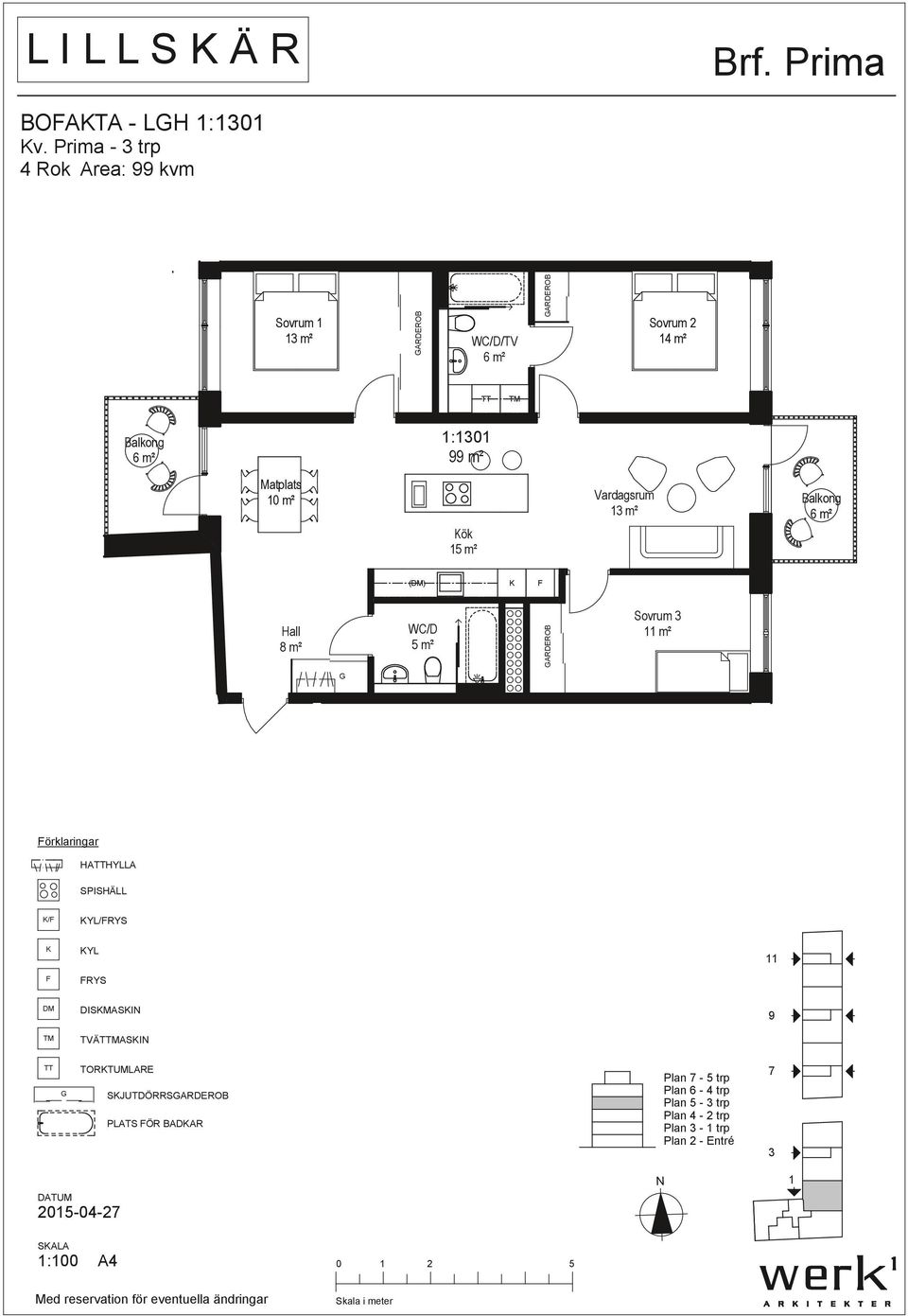 m² WC/D 5 m² Sovrum m² regattgatan örklaringar HAHYLLA / YL/RYS YL RYS