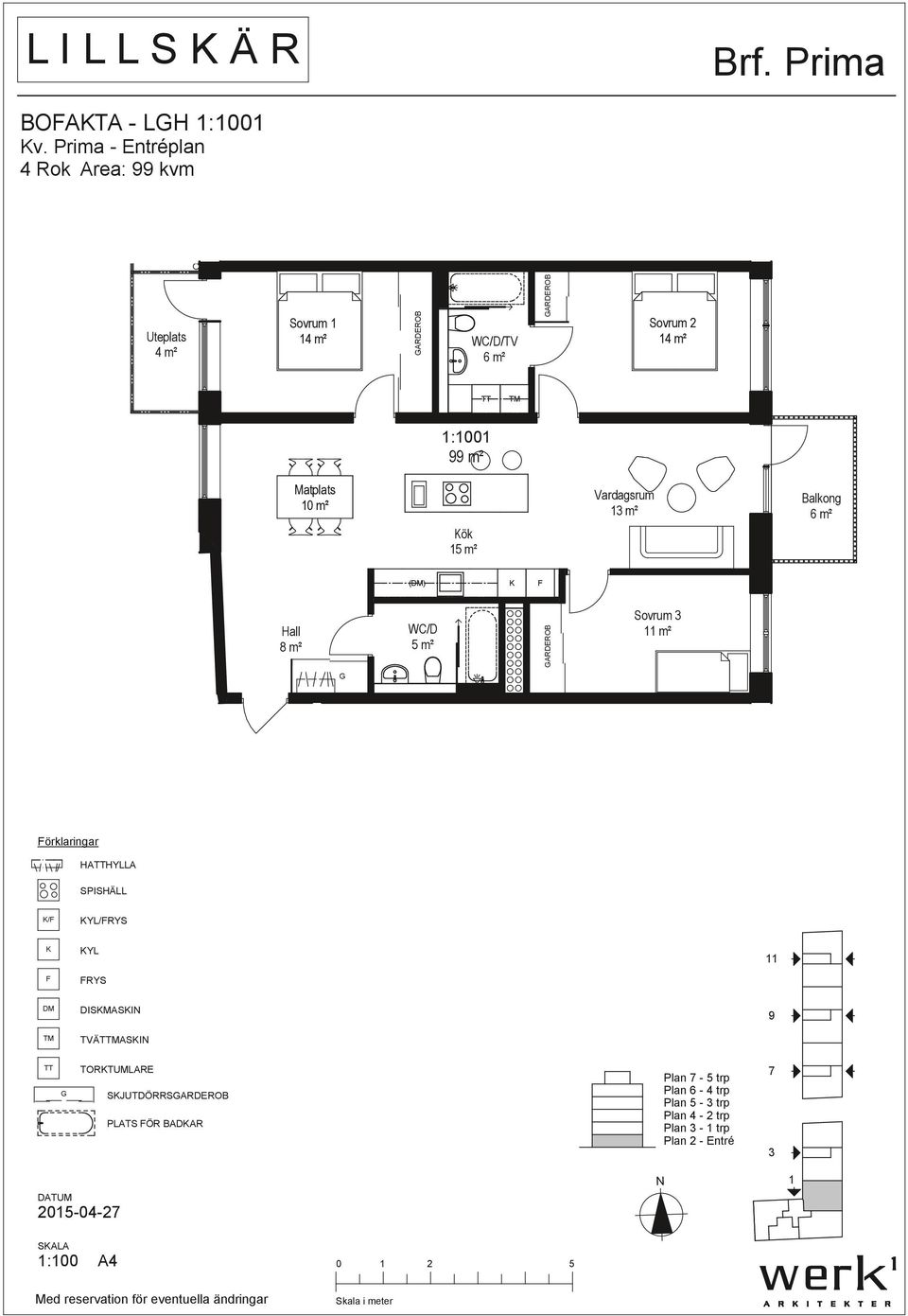 0 m² ök 5 m² +2, POSTAC 8 m² WC/D 5 m² Sovrum m² regattgatan örklaringar HAHYLLA