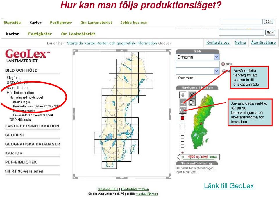 önskat område Använd detta verktyg för att se