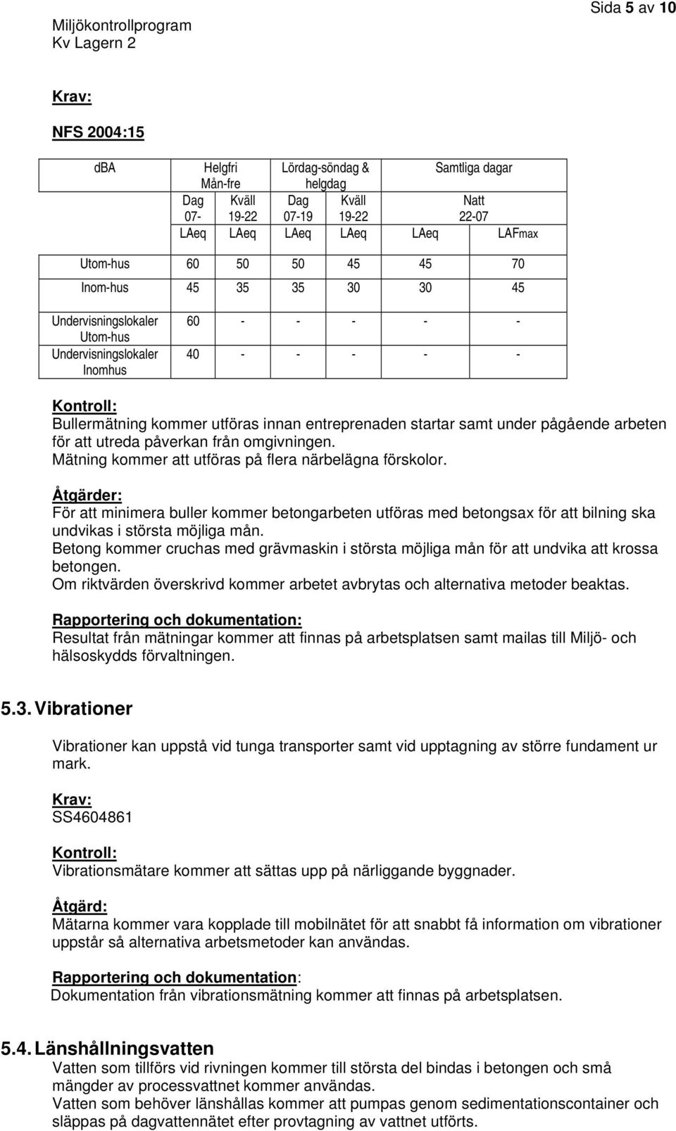 för att utreda påverkan från omgivningen. Mätning kommer att utföras på flera närbelägna förskolor.