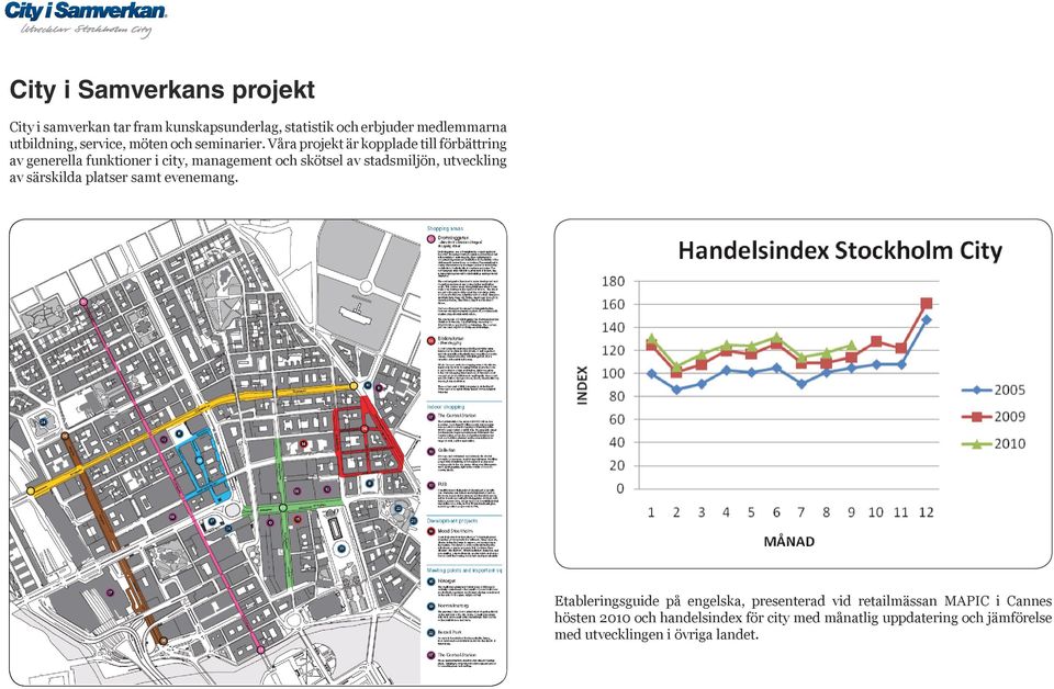 Våra projekt är kopplade till förbättring av generella funktioner i city, management och skötsel av stadsmiljön, utveckling