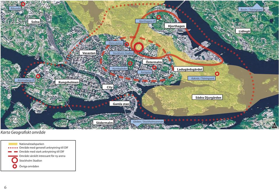 Ladugårdsgärdet Kristinebergs IP Kungsholmen City Kaknäs / Träningsanl.