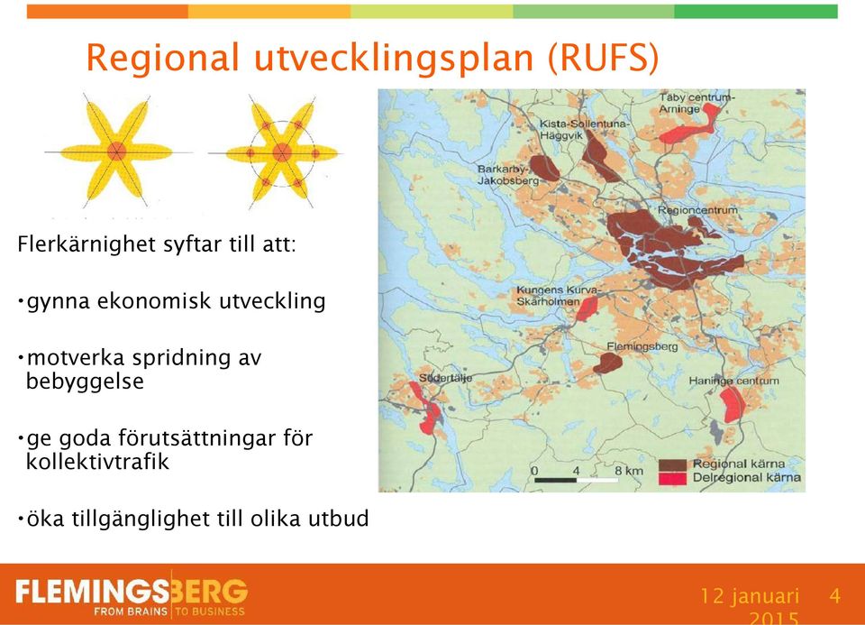 spridning av bebyggelse ge goda förutsättningar för