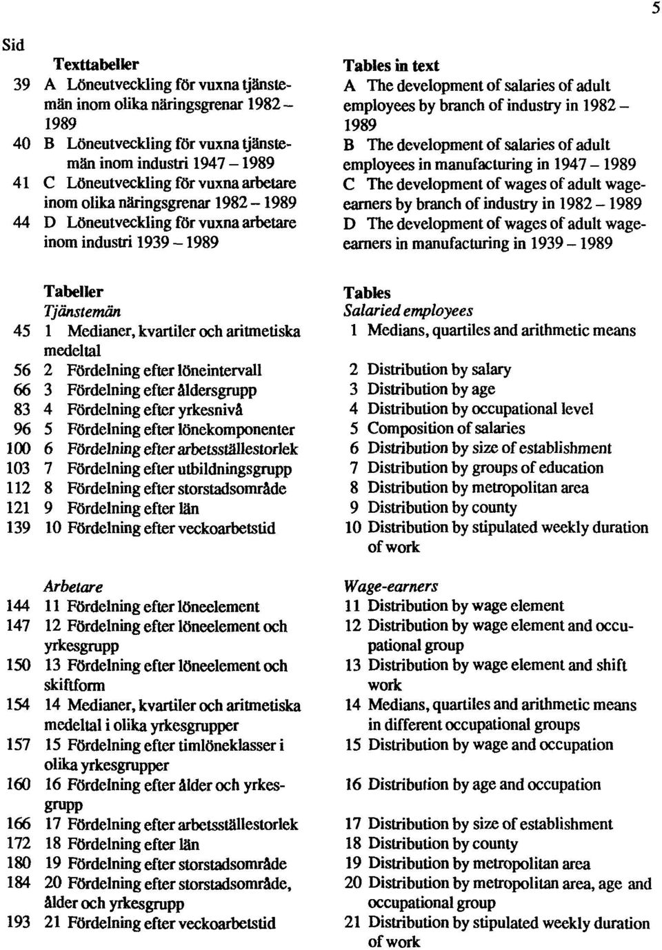 löneintervall 66 3 Fördelning efter åldersgrupp 83 4 Fördelning efter yrkesnivå 96 5 Fördelning efter lönekomponenter 100 6 Fördelning efter arbetsställestorlek 103 7 Fördelning efter