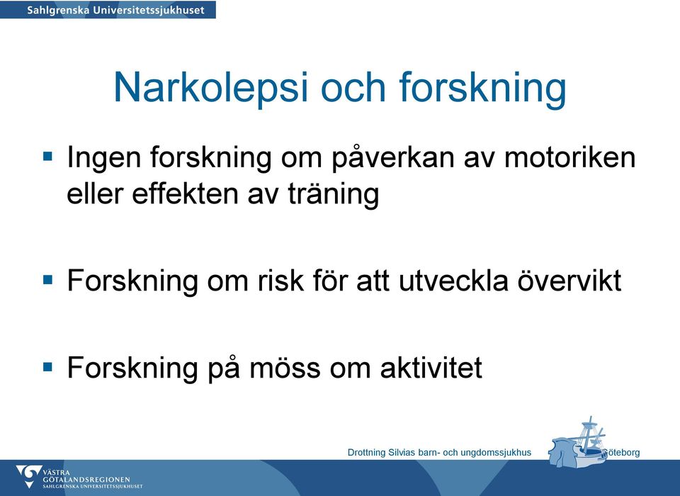 av träning Forskning om risk för att