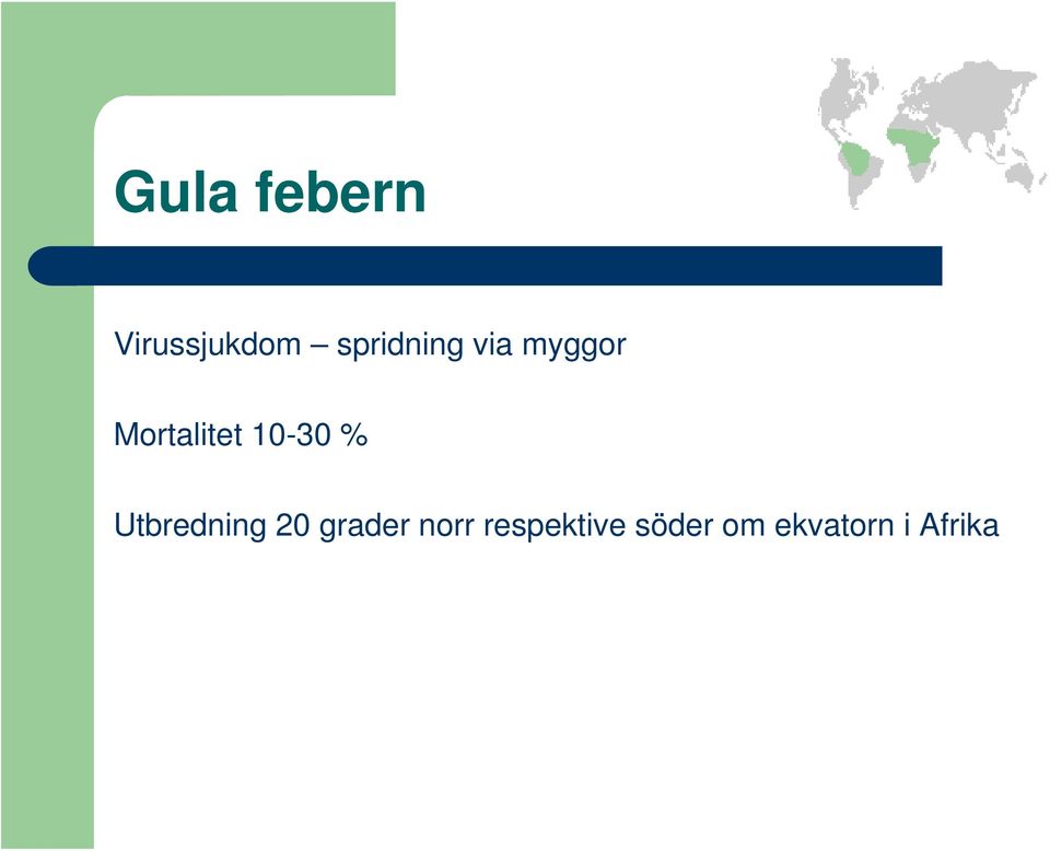 10-30 % Utbredning 20 grader