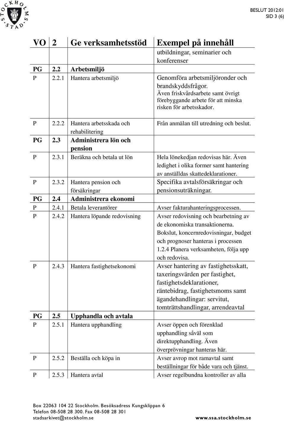 3 Administrera lön och pension 2.3.1 Beräkna och betala ut lön Hela lönekedjan redovisas här. Även ledighet i olika former samt hantering av anställdas skattedeklarationer. 2.3.2 Hantera pension och försäkringar Specifika avtalsförsäkringar och pensionsuträkningar.