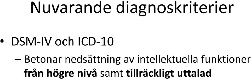 intellektuella funktioner från