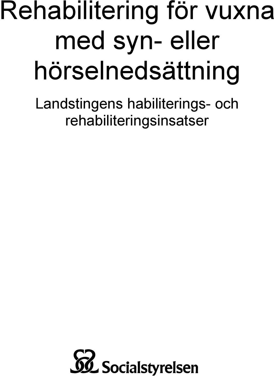 Landstingens habiliterings-