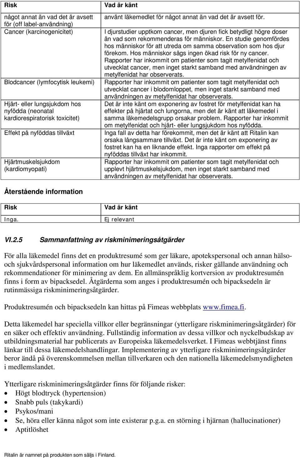 I djurstudier upptkom cancer, men djuren fick betydligt högre doser än vad som rekommenderas för människor.